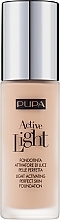Kup Rozświetlający podkład do twarzy - Pupa Active Light Light Activating Perfect Skin Foundation SPF 10
