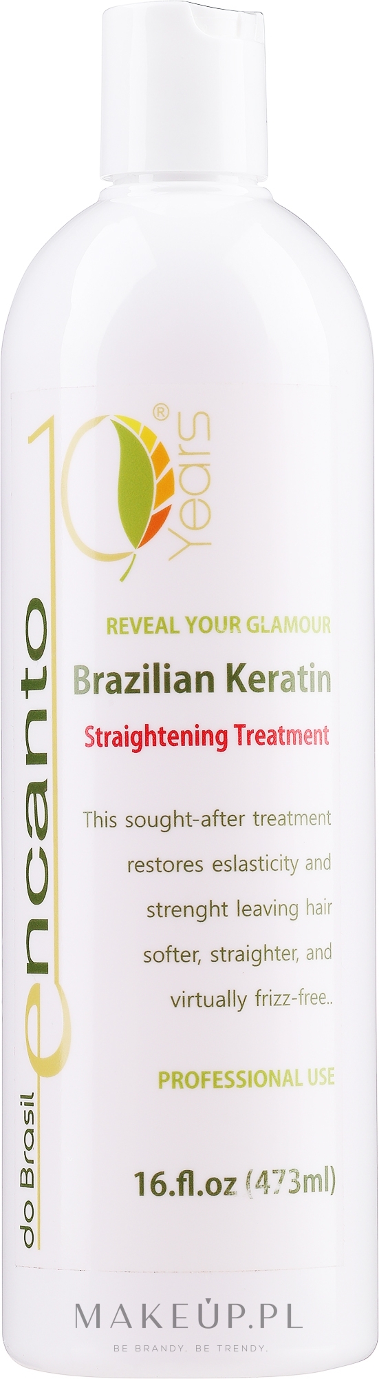 Odżywka do prostowania keratynowego włosów - Encanto Brazilian Keratin Straightening Treatment — Zdjęcie 437 ml