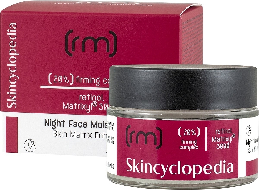 Krem na noc do twarzy z kompleksem ujędrniającym - Skincyclopedia Night Face Moisturizer Retinol Matryxil 3000 — Zdjęcie N3