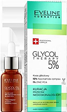 Kup PRZECENA! Kuracja przeciw niedoskonałościom skóry Kwas glikolowy 5% - Eveline Cosmetics Glycol Therapy *