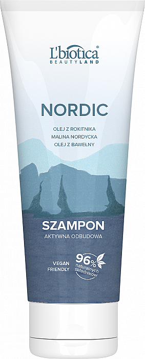 Szampon do włosów Aktywna odbudowa - L'biotica Beauty Land Nordic — Zdjęcie N1
