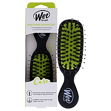 Szczotka do włosów - Wet Brush Mini Shine Enhancer Care Brush Black — Zdjęcie N4