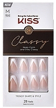 Kup PRZECENA! Zestaw sztucznych paznokci, rozmiar M, 28 szt. - Kiss Classy Nails *