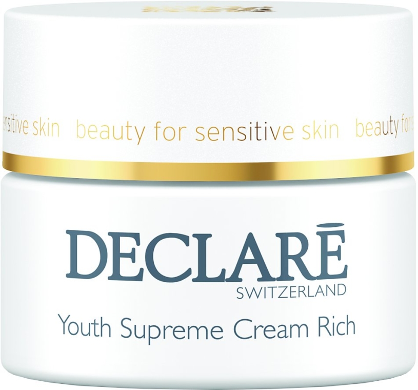 Wzbogacony krem odmładzający do twarzy - Declare Pro Youthing Youth Supreme Cream Rich