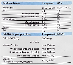 Kapsułki Omega-3 Olej Rybi, 1000mg, destylowana molekularnie - Osavi Omega-3 Fish Oil Molecularly Distilled — Zdjęcie N3