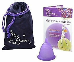 Kup Kubeczek menstruacyjny, rozmiar M, fioletowy - MeLuna Classic Shorty Menstrual Cup Ball