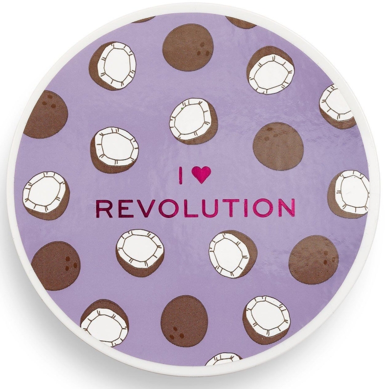 Sypki puder kokosowy do twarzy - I Heart Revolution Loose Baking Powder Coconut — Zdjęcie N4