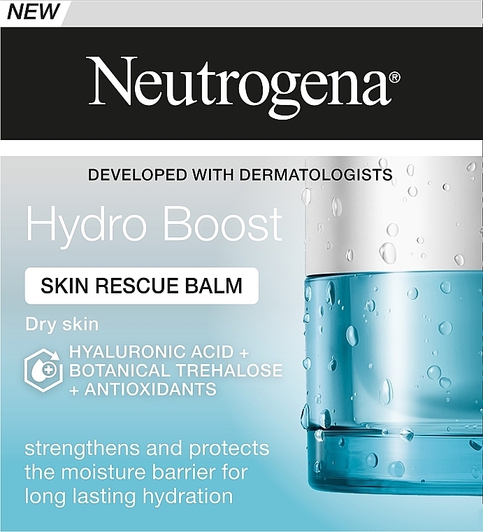 Nawilżający balsam do twarzy - Neutrogena Hydro Boost Skin Rescue Balm — Zdjęcie N2