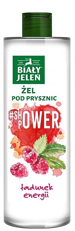 Żel pod prysznic Malina - Bialy Jelen #Shower Power Raspberry Shower Gel — Zdjęcie N1