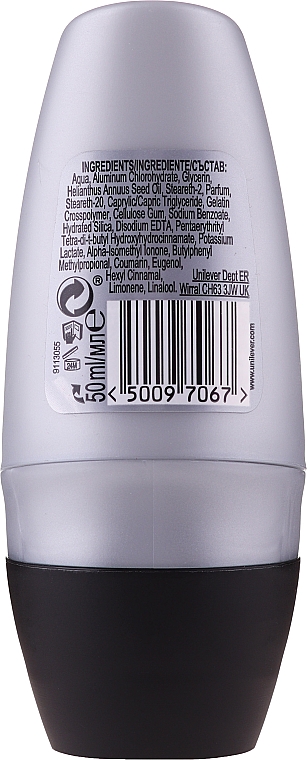 Antyperspirant w kulce dla mężczyzn - Rexona Men MotionSense Sensitive Deodorant Roll — Zdjęcie N2