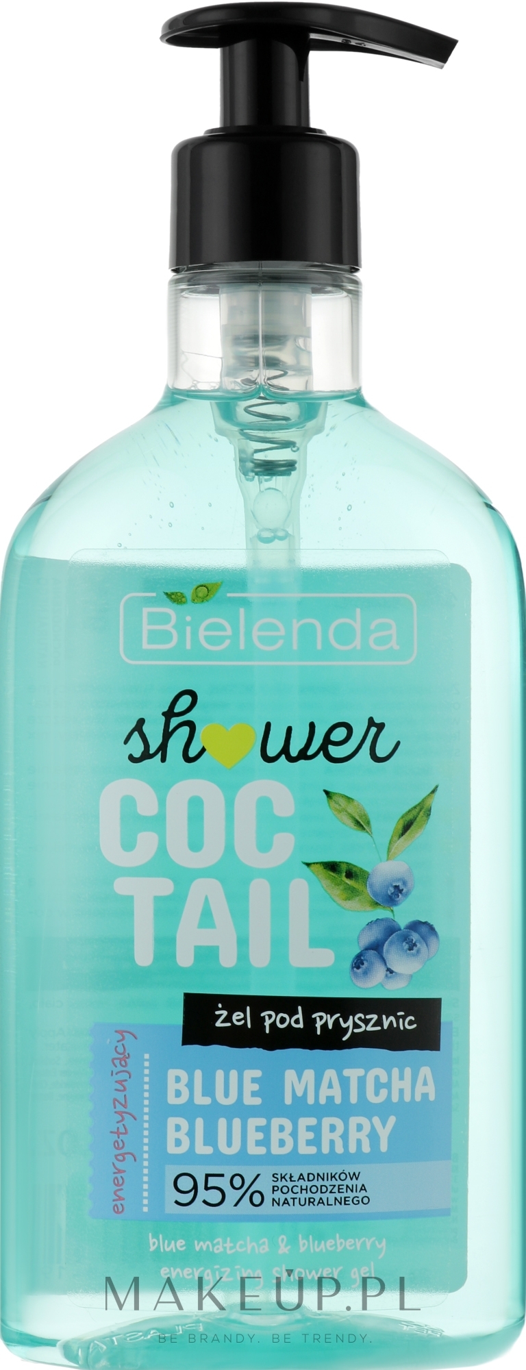 Żel pod prysznic - Bielenda Coctail Shower Gel Blue Matcha Blueberry — Zdjęcie 400 ml