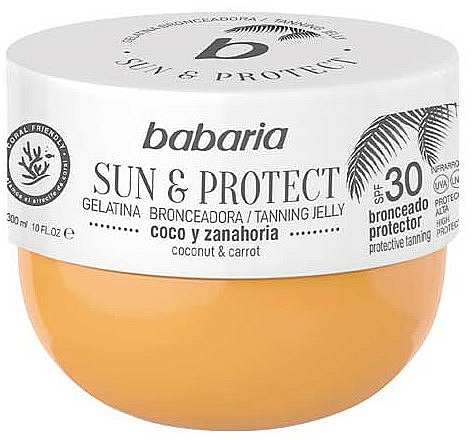 Galaretka do opalania SPF 30 - Babaria Sun & Protect Tanning Jelly SPF30 — Zdjęcie N1
