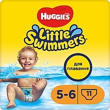 Pieluchomajtki Little Swimmer Finding Dory 12-18 kg, 11 szt. - Huggies — Zdjęcie N1