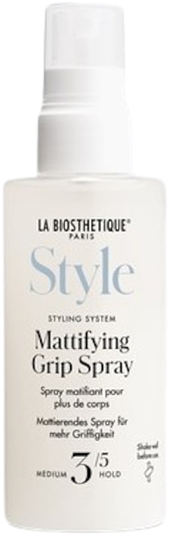 Matujący spray do włosów - La Biosthetique Style Mattifying Grip Spray — Zdjęcie N1