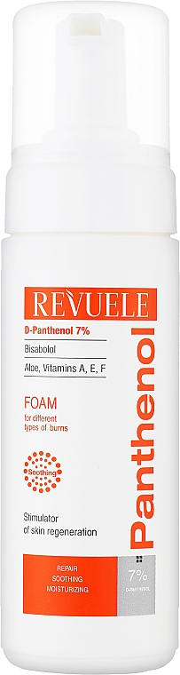 Pianka na różne rodzaje oparzeń - Revuele Panthenol Foam For Different Burns Types — Zdjęcie N1