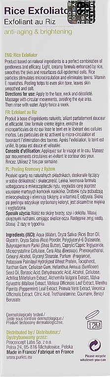 Ryżowy peeling do twarzy - Purles 101 Rice Exfoliator — Zdjęcie N6