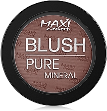 Kup Róż do policzków - Maxi Color Mineral Pure