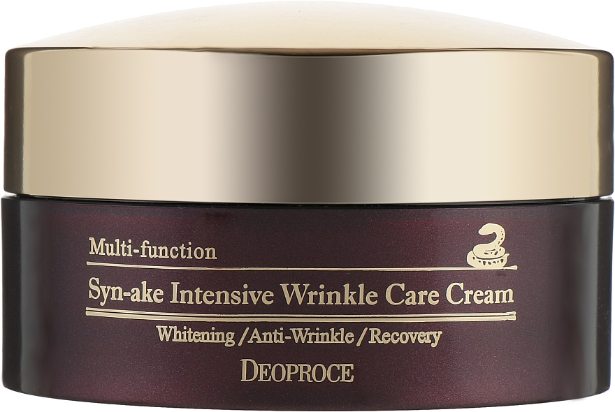 Intensywny krem do twarzy z jadem węża - Deoproce Syn-Ake Intensive Wrinkle Care Cream — Zdjęcie N3