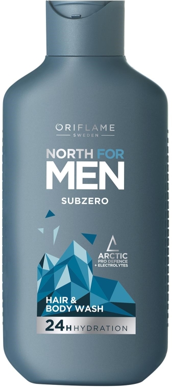 Żel do mycia ciała i włosów dla mężczyzn - Oriflame North For Men Subzero — фото N1