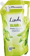 Kup Kremowe mydło w płynie do rąk i ciała Oliwka - Linda Cream Soap Oliwka (doy-pack)