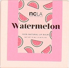 WYPRZEDAŻ Balsam do ust Arbuz - NCLA Beauty Balm Babe Watermelon Lip Balm * — Zdjęcie N4