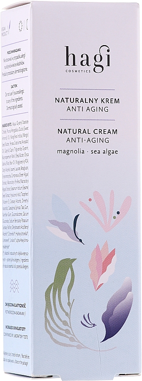 Naturalny krem anti aging - Hagi Natural Face Cream Anti-aging — Zdjęcie N1