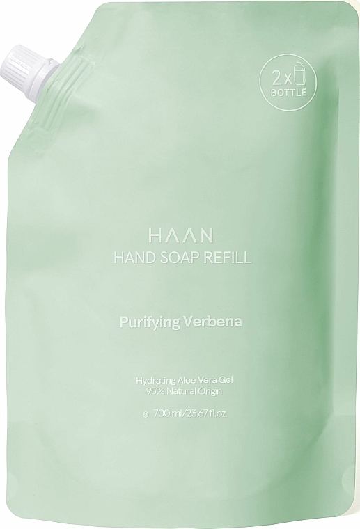Mydło w płynie do rąk - HAAN Hand Soap Purifying Verbena (wkład uzupełniający) — Zdjęcie N2