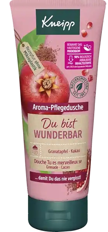 Żel pod prysznic z ekstraktami z granatu i kakao - Kneipp Aroma Body Wash You Are Wonderful — Zdjęcie N1