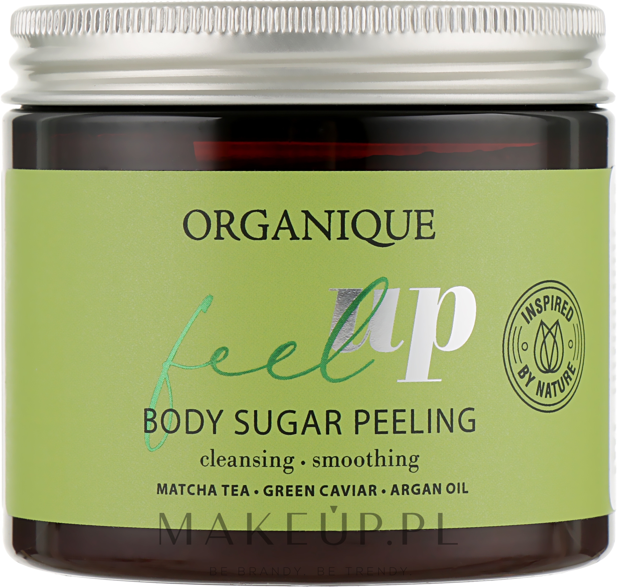 Energetyzujący peeling cukrowy do ciała - Organique Feel Up Body Sugar Peeling — Zdjęcie 200 ml