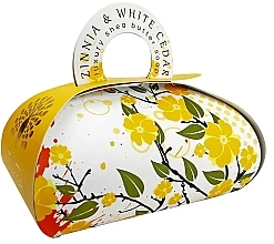 Kup PRZECENA! Mydło upominkowe Zinnia i biały cedr - The English Soap Company Zinnia & White Cedar Gift Soap *
