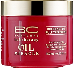 Maska do włosów z olejem z orzechów brazylijskich - Schwarzkopf Professional BC Bonacure Miracle Brazilnut Oil Pulp Treatment — Zdjęcie N1