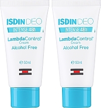 Kup Zestaw - Isdin Lambda Control Deodorant Cream Duo (deo/2x50ml)