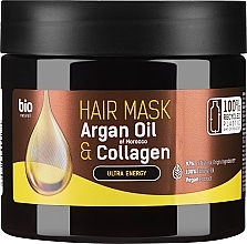 Maska do włosów Argan Oil of Morocco & Collagen - Bio Naturell Hair Mask — Zdjęcie N1