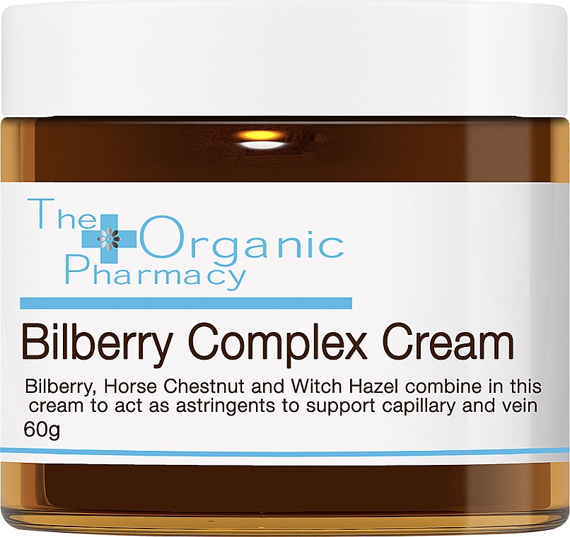 Kompleksowy krem przeciwobrzękowy - The Organic Pharmacy Bilberry Complex Cream — Zdjęcie N1