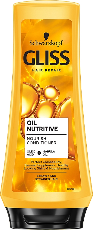 Odżywka do włosów rozdwajających się - Gliss Kur Oil Nutritive Balsam — Zdjęcie N1