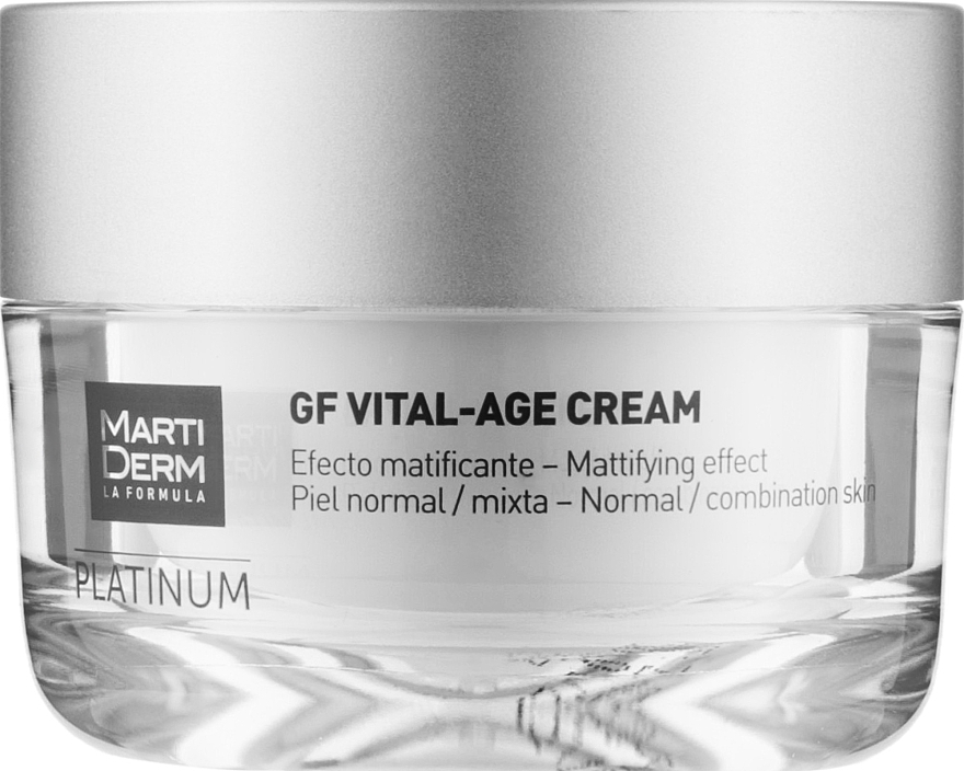 Krem do cery normalnej i mieszanej - MartiDerm Platinum Gf Vital Age Cream — Zdjęcie N1