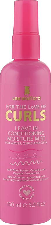 Odżywka w sprayu do włosów falowanych i kręconych - Lee Stafford For The Love Of Curls Leave In Conditioning Moisture Mist — Zdjęcie N1