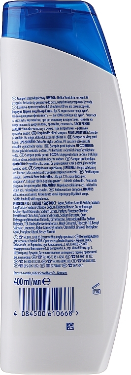 Przeciwłupieżowy szampon dodający włosom objętości - Head & Shoulders Extra Volume — Zdjęcie N3
