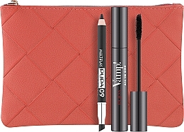 Kup Zestaw do makijażu - Pupa Kit Vamp! All In One Mascara & Multiplay (mascara/9ml + pencil/0.8g + bag)