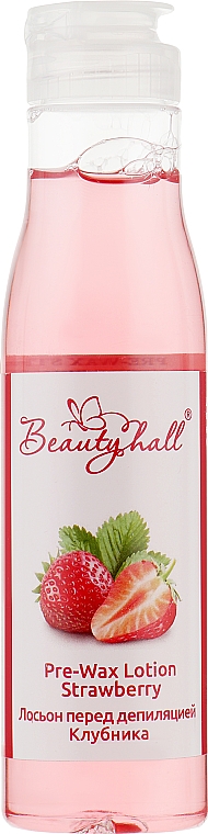 Truskawkowy balsam przed depilacją - Beautyhall Pre-Wax Lotion Strawberry — Zdjęcie N1