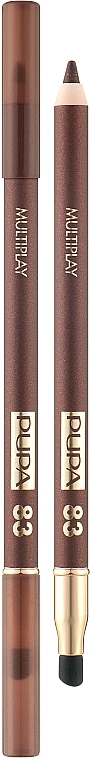 Kredka do oczu wodoodporna 3 w 1 - Pupa Multiplay Eye Pencil — Zdjęcie N1