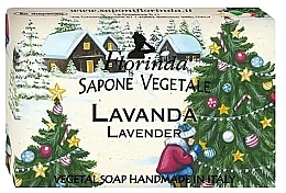 Mydło toaletowe Lavender - Florinda Sapone Vegetale Xmas Lavender — Zdjęcie N1