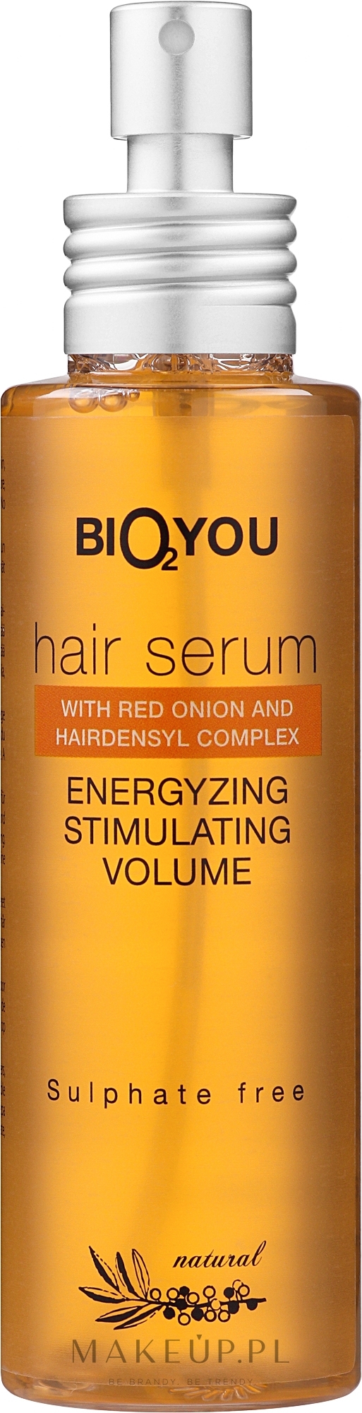 Serum do włosów z kompleksem Hairdensyl i ekstraktem z czerwonej cebuli - Bio2You Natural Hair Serum — Zdjęcie 100 ml