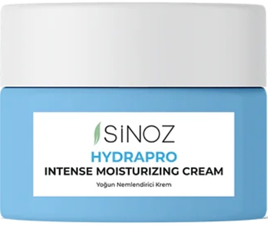 Intensywnie nawilżający krem do twarzy - Sinoz Hydrapro Intense Moisturizing Face Cream — Zdjęcie N1