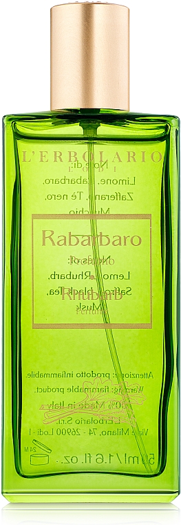 L'Erbolario Rabarbaro Profumo - Perfumy