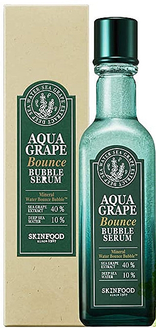 Bąbelkowe serum do twarzy - Skinfood Aqua Grape Bounce Bubble Serum — Zdjęcie N1
