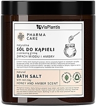 Sól do kąpieli z białą glinką Miód i bursztyn - Vis Plantis Pharma Care Bath Salt Honey And Amber — Zdjęcie N1