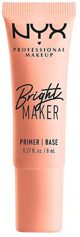 Rozświetlająca baza pod makijaż - NYX Professional Makeup Bright Maker Brightening Primer (miniprodukt) — Zdjęcie N1