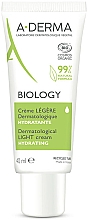 Kup Lekki krem nawilżający do twarzy - A-Derma Biology Hydrating Light Cream 