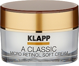 PRZECENA! Delikatny krem do twarzy Microretinol - Klapp A Classic Micro Retinol Soft Cream * — Zdjęcie N1